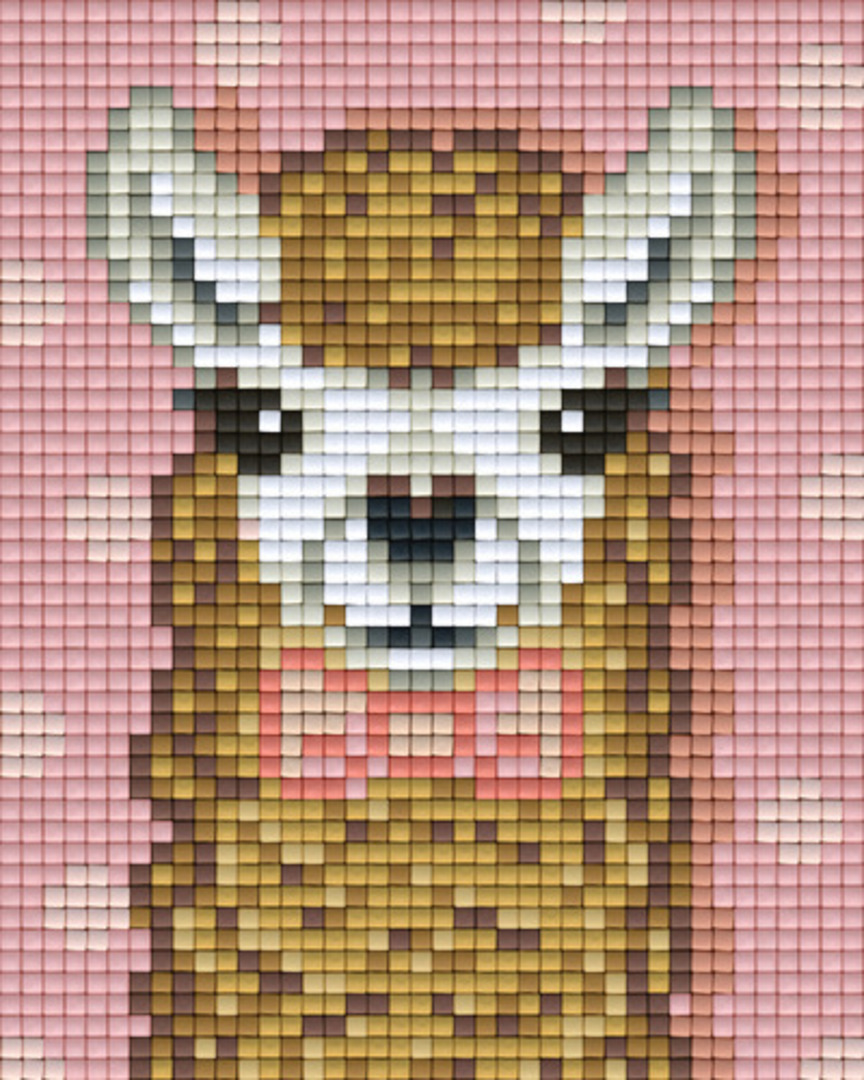 Brown Alpaca One [1] Baseplate PixelHobby Mini-mosaic Art Kits image 0